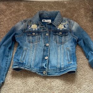 Gap disney belle Blue Jean Jacket Classic Trucker Style